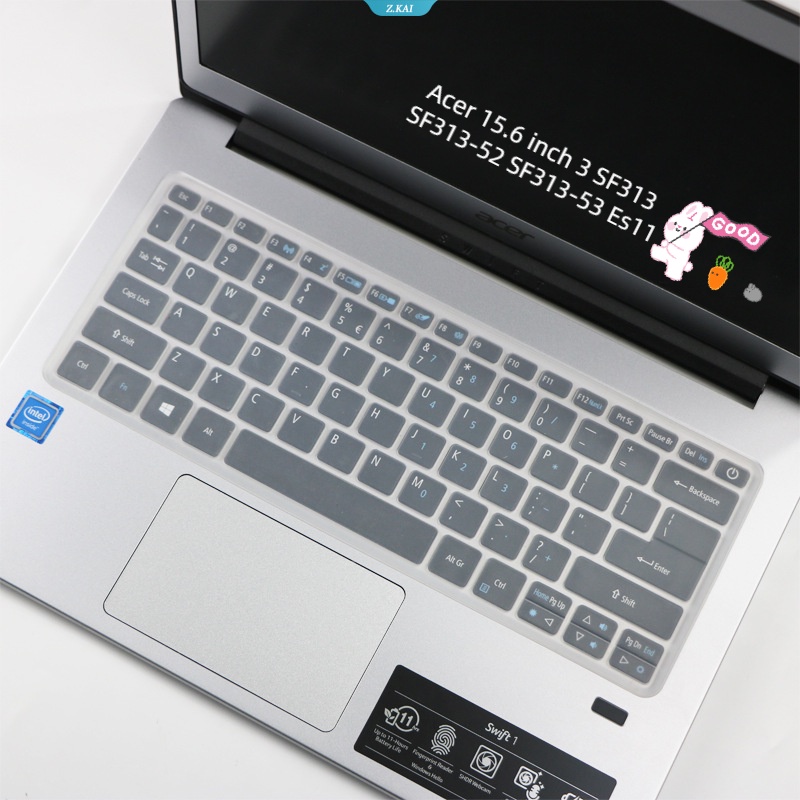 Pelindung Keyboard PC Tahan Air Ultra Tipis Untuk Acer 15.6 Inch 3 SF313 SF313-52 SF313-53 Es11 Cakupan Penuh Keyboard Silicone Cover Film Tahan Debu [ZK]