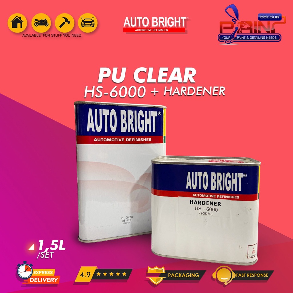 Clear Coat Auto Bright HS 6000 1 liter /Pernis/Clearcoat/Coat