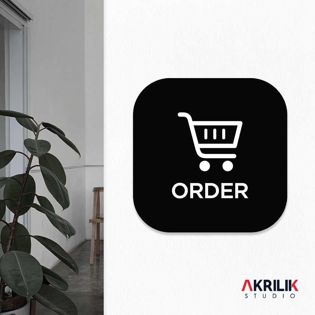 

Sign Board Akrilik Order Papan Acrylic Signage Tempel Dinding Tulisan Himbauan Label Tanda Petunjuk Rambu Aklirik UV Print