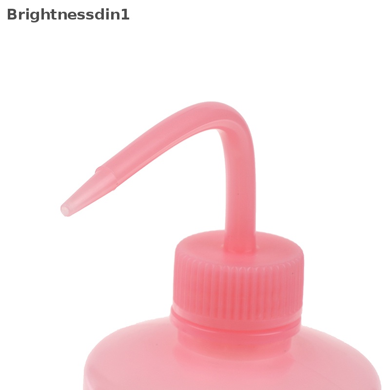 [Brightnessdin1] 1pc 500ml Panci Lengkung Cuci Bersih Sabun Plastik Lab Wash Squeeze Diffuser Botol Butik