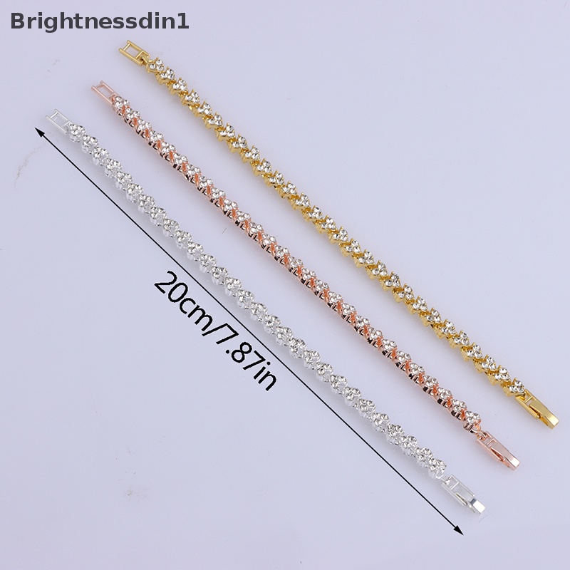 [Brightnessdin1] Gelang Terapi Magnet Beads Perawatan Kesehatan Penurunan Berat Badan Perhiasan Butik Kristal Wanita