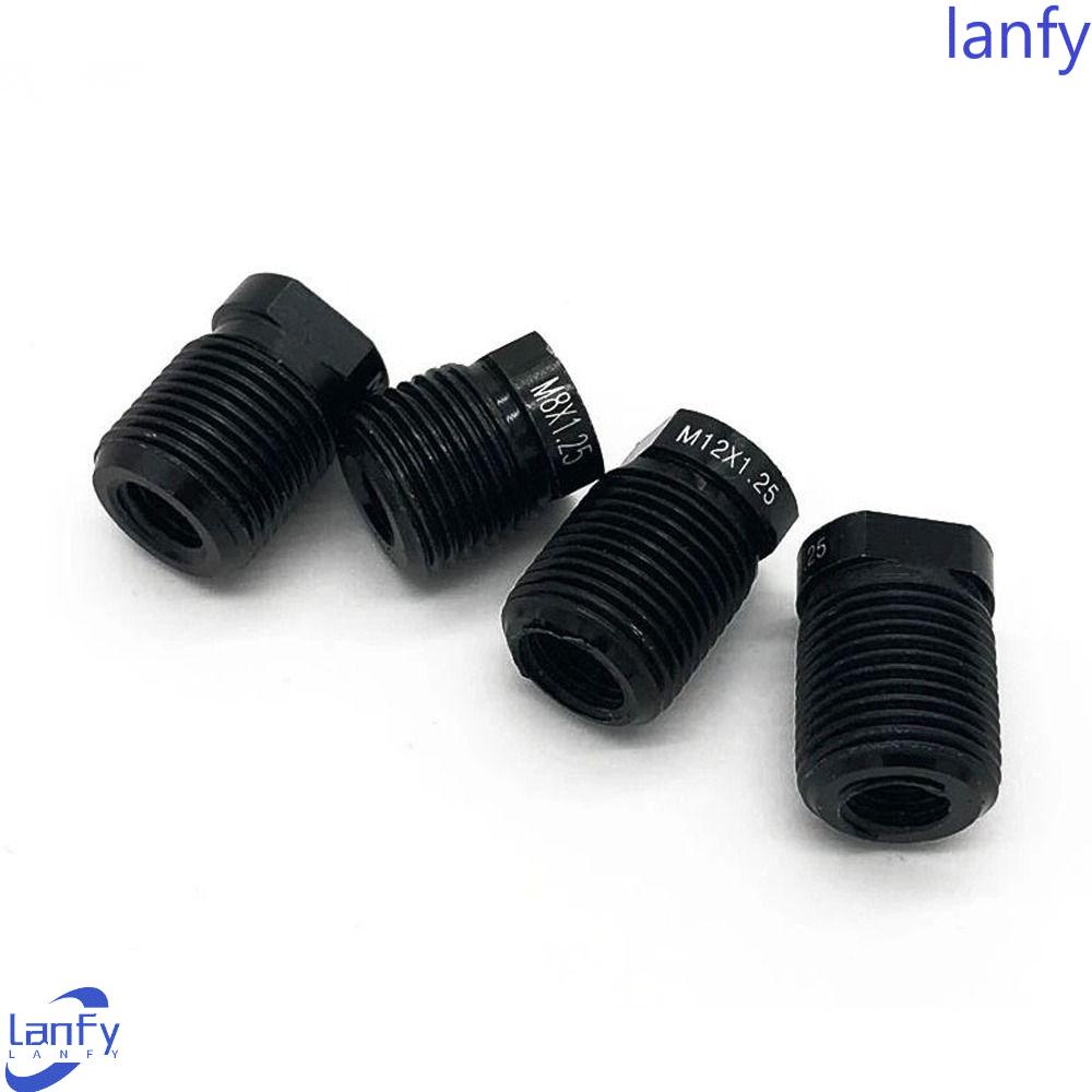 Lanfy Shift Knob Adapter Aksesoris Otomatis Hitam M8 M10 M12 M10 * 1.25 M8 * 1.25 M10 * 1.5 Shifter Knob