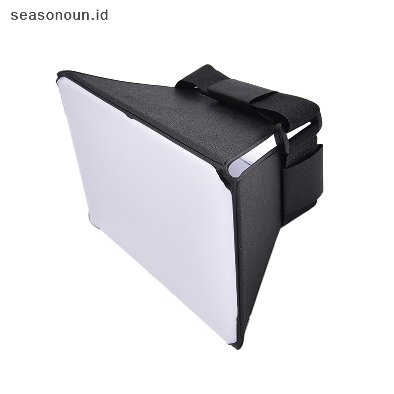 Seasonoun 30 * 27cm Hot Portable Flash Diffuser Softbox Reflektor Untuk Canon Nikon SLR.