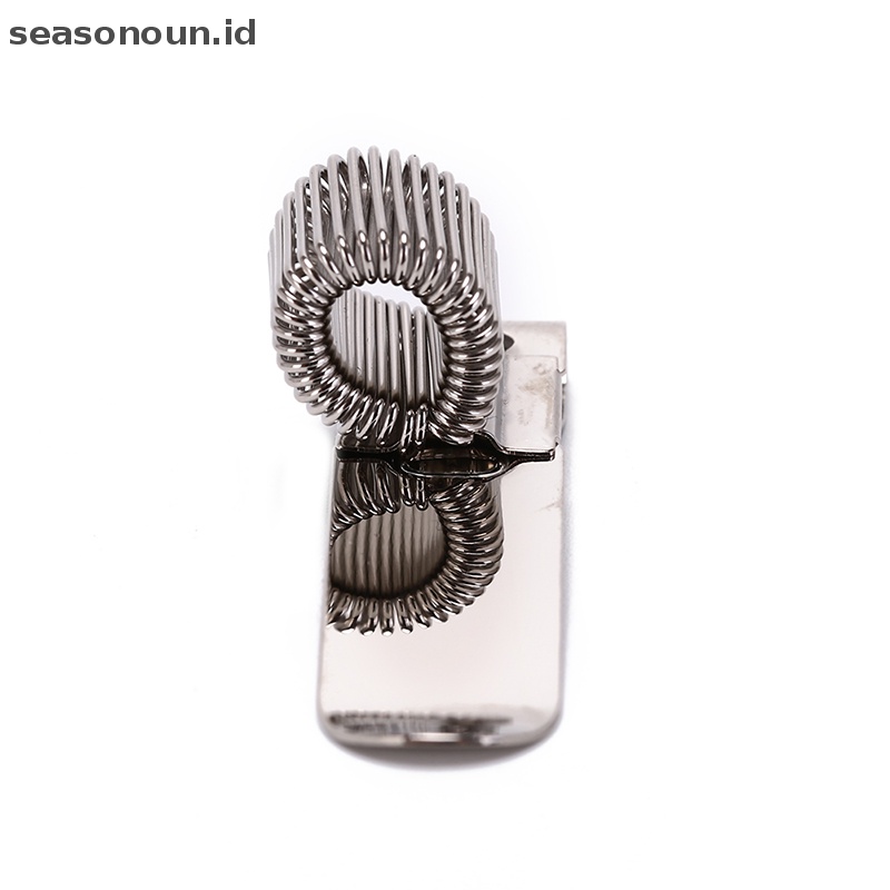 Seasonoun silver metal pen holder with pocket clip Tempat Pulpen Seragam Dokter Perawat.