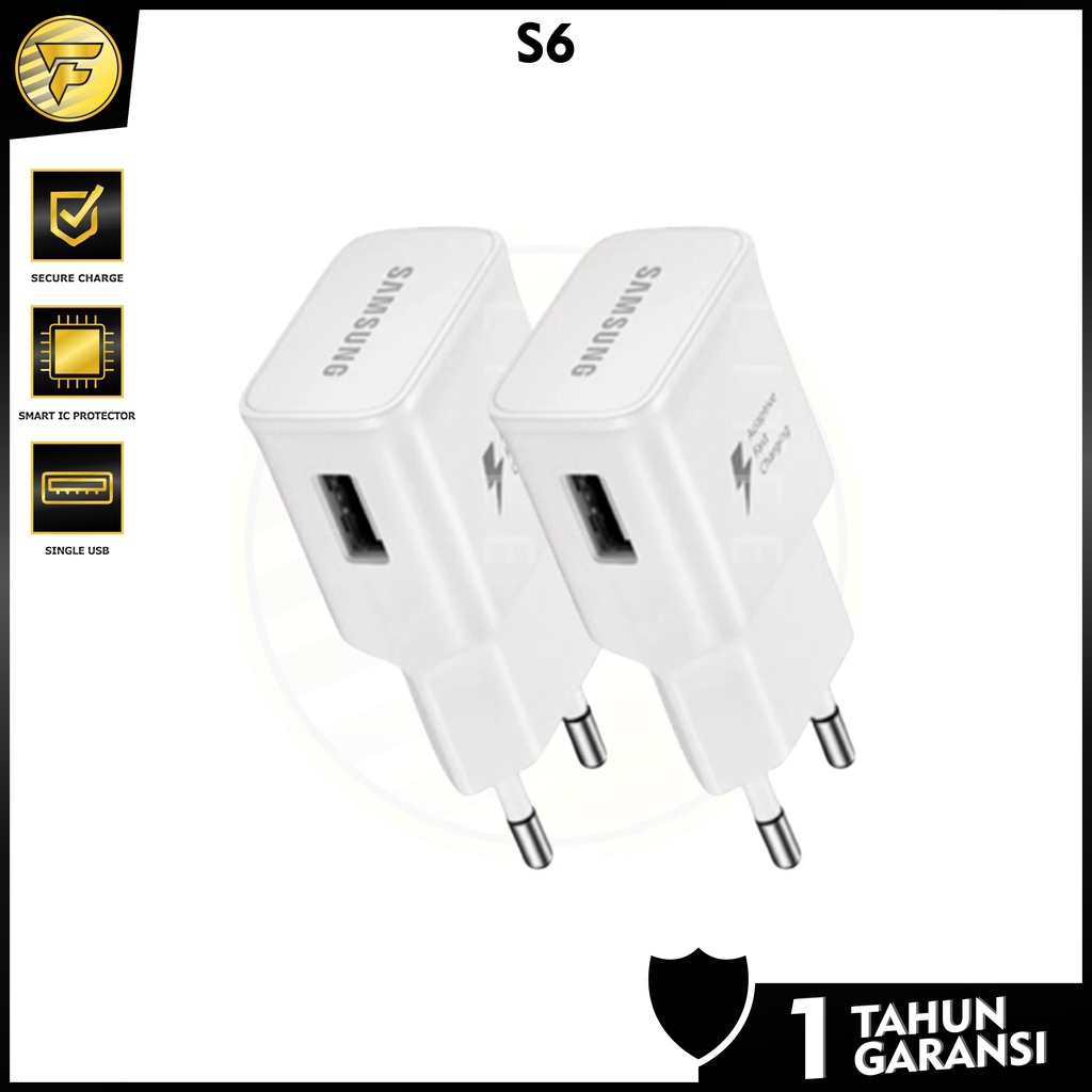 Batok charger s6 adaptor kepala cas 1port USB