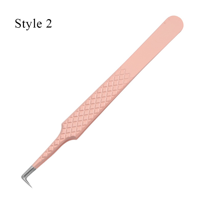 Pinset Bulu Mata Stainless Presisi Tinggi Stabil Pinset Elastisitas Tinggi Alat Okulasi Bulu Mata Nyaman Tahan Lama Alat Bulu Mata