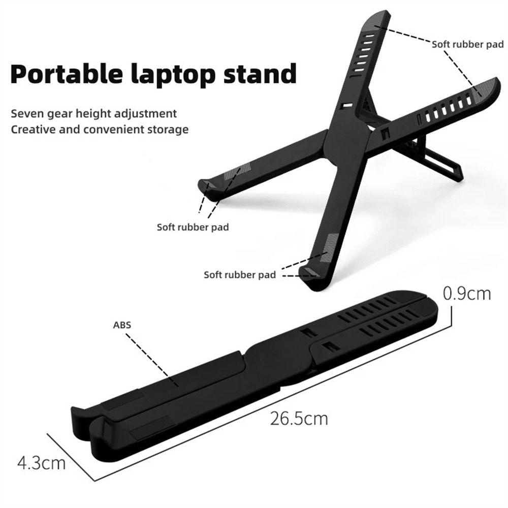 Stand Laptop Agustina Under 15inch Cooling Stand Aksesoris Laptop Penghilang Panas Tablet PC Stand