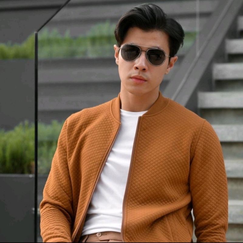 COMFY JACKET_JACKET COMFY DIAMOND KNIT