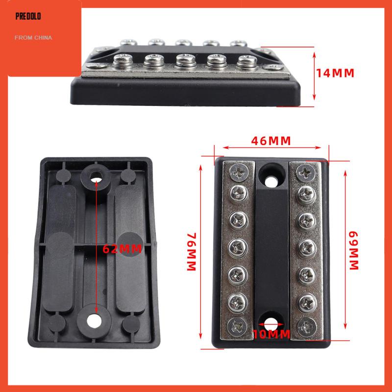 [Predolo] Blok Strip Terminal Sekrup 5posisi Bus Bar Tahan Lama Marine Terminal Block
