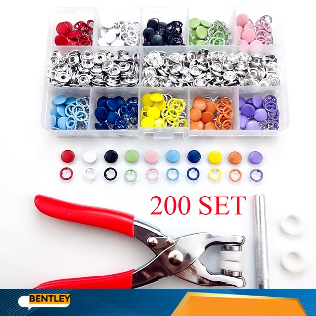 Alat Pasang Kancing Jepret Snap Button Plier 200 PC