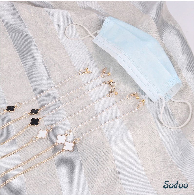 Kalung Rantai Mutiara Gaya Korea Untuk Masker S