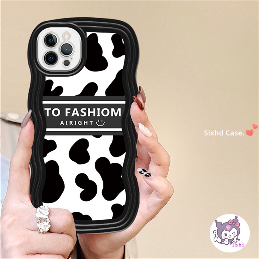 IPHONE Kompatibel Untuk Iphone14 13 12 11 Pro Max SE 2020 X XR Xs Max7 8 6 6s Plus Wave Edge Mewah Simple Klasik Hitam Soft Phone Case Shockproof Case Clear Cover XJJJJ