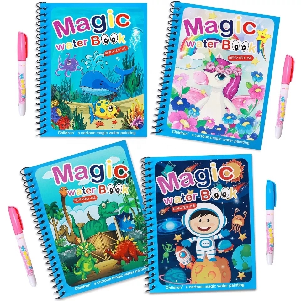 BOP MAGIC WATER BOOK - BUKU MEWARNAI-MAINAN EDUKASI-BUKU MENGAMBAR