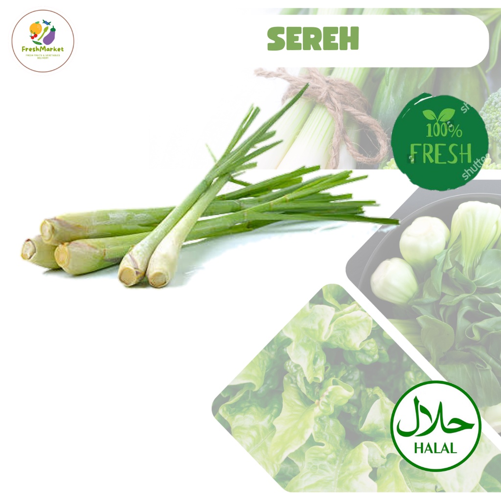 

Serai Sereh Rempah Bumbu Dapur Segar 1 Ikat Freshmarketlampung