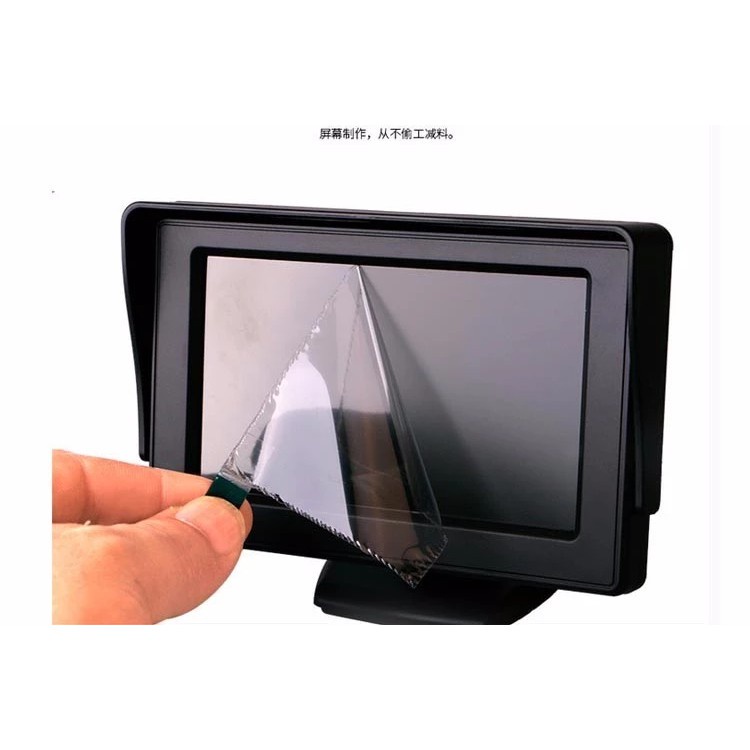 Mini TV Desktop 4.3 / 5 inch Car Parking Display TFT LCD Color Rearview Monitor for DVD, GPS, Camera