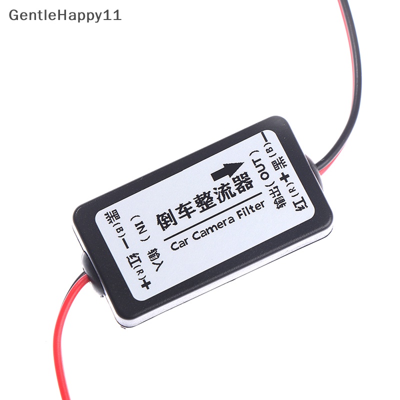 Gentlehappy 12V DC Power Relay Capasitor Filter Rectifiers Untuk Kamera Back Up Tampilan Belakang Mobil id