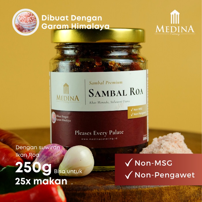 

[MS] Sambal Roa Autentik Khas Manado (250gr) - Medina Catering