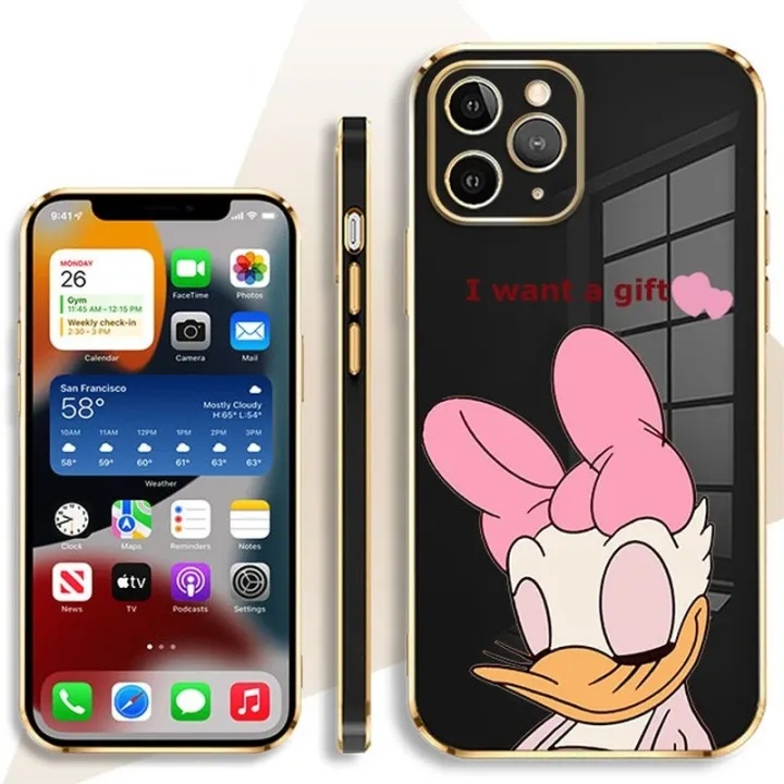 Electroplated Donald Duck Disney Casing Case For Samsung A225G/A22S5G/A234G,5G/A30/A20/M10S/A31/A32/