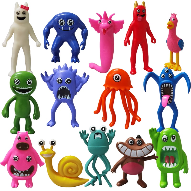 12pcs Banban Rainbow Friend Figure Set Garden Of Banban3 Action Figure Evil Banban Opila Figurine Ban2 4 5 Patung Mainan