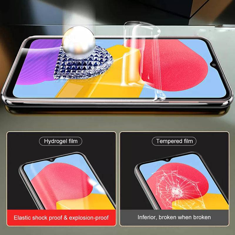 3pcs Film Hydrogel Untuk Samsung Galaxy S23 S22 S21 S20 S10 S9 S8 Note10 20 Plus Film Pelindung Layar Ultra FE Lite Untuk Galaxy S Light Mewah S7 S6 edge+Note9 8