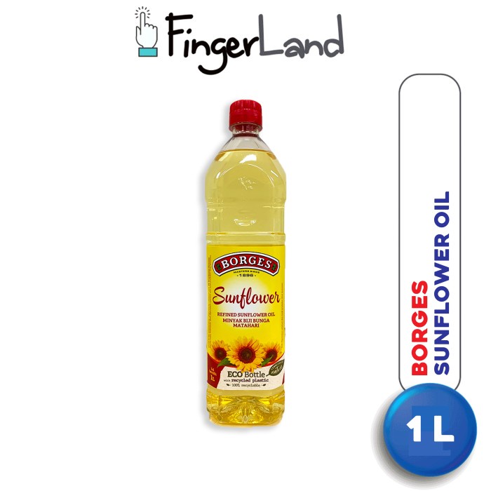 

[BISA COD] BORGES Sunflower Oil 1 Liter Minyak Bunga Matahari