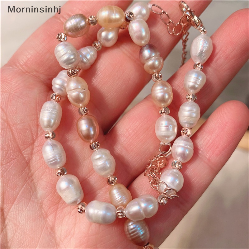 Mornin Baroque Gelang Mutiara Air Tawar Gelang Mutiara Alami Bangle Perhiasan Hadiah id