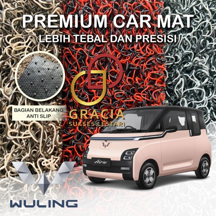 Karpet Mobil Premium WULING AIR ev Mie Bihun 2 Warna