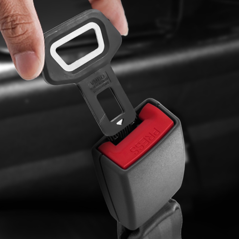 Soket Sisipan Colokan Sabuk Pengaman Mobil Universal/Klip Gesper Sabuk Pengaman Mobil Tahan Lama Safety Extender Aksesoris Interior Mobil