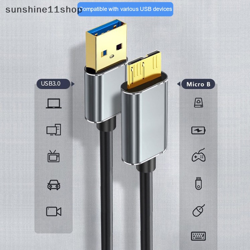 Kabel Eksternal Hardisk SHO Kabel USB Micro B Kabel HDD Kabel Data Mikro N