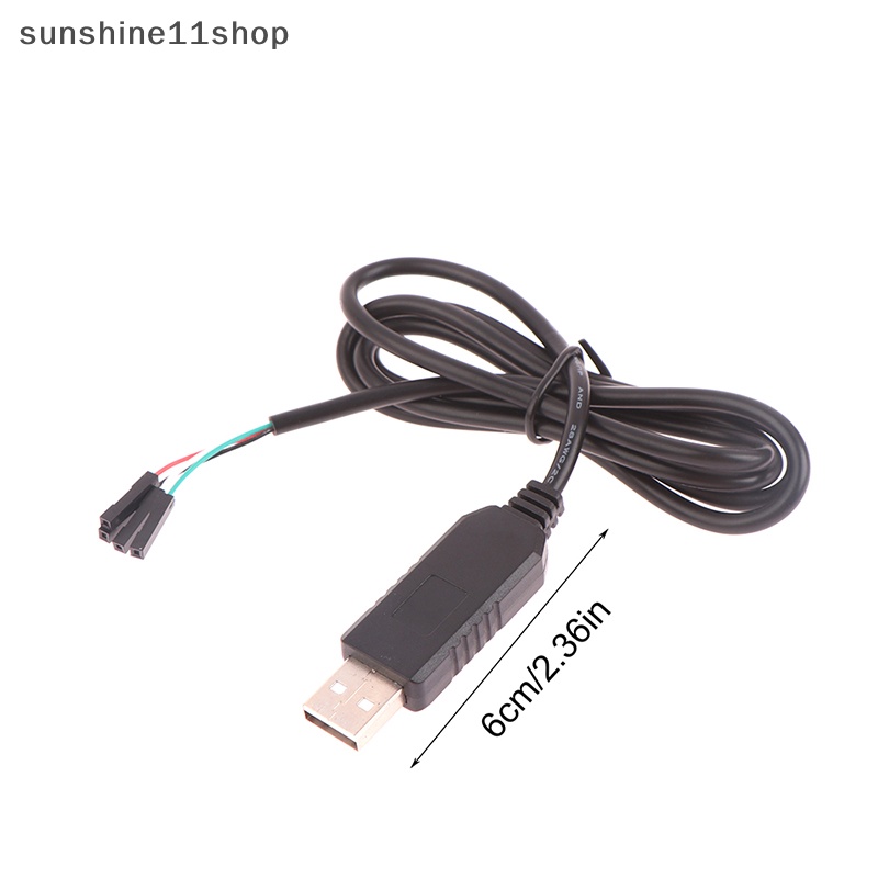 Sho 1Pc Modul Adapter Converter PL2303HX USB Ke RS232 TTL Dengan Penutup Anti Debu N