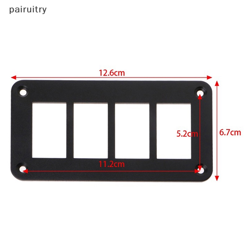 Prt Rocker Switch Housing Frame Untuk Carling ARB Dashboard Panel Pasang Aluminium PRT