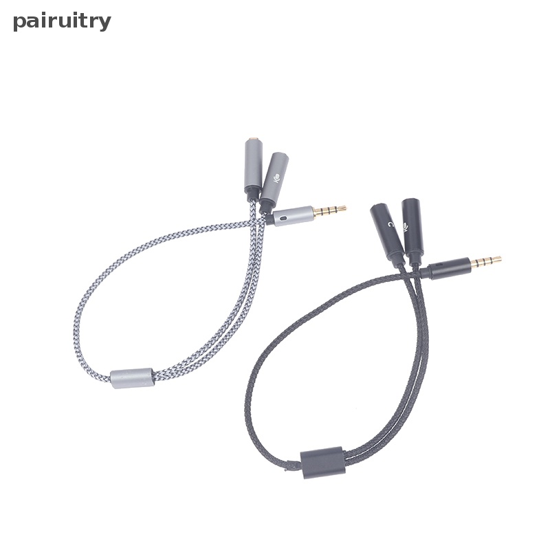 Prt Headphone Komputer Laptop 3.5mm 2-in-1 Adapter Kabel Handphone Adapter PRT