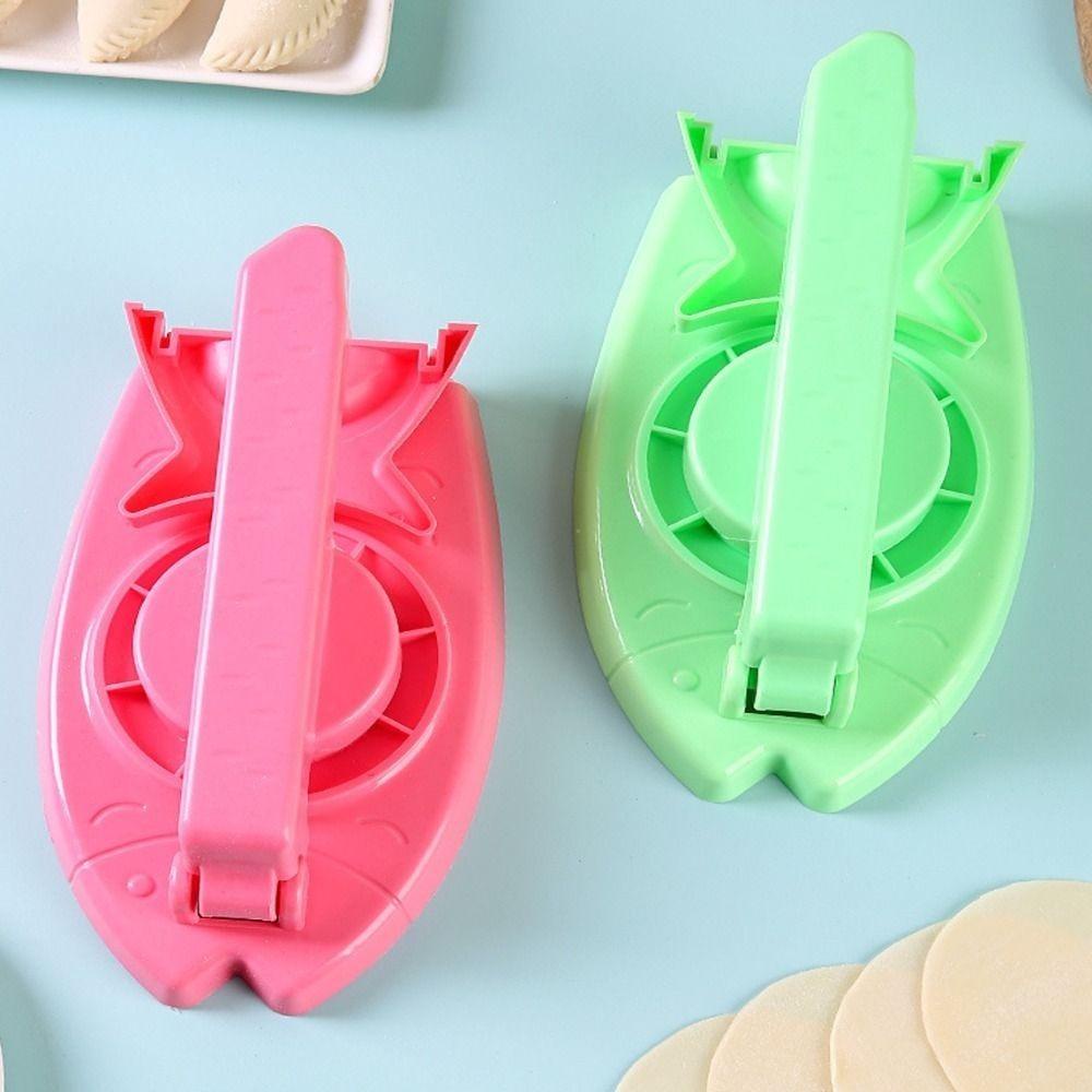 [Elegan] Alat Press Kulit Pangsit Praktis Dapur Manual 2in1 Dumpling Press Mold