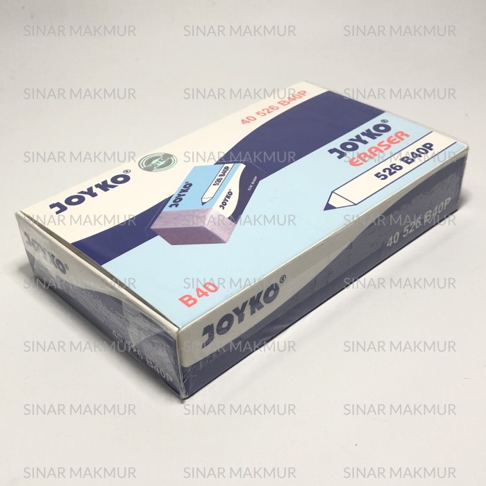 

Penghapus Pensil Joyko B40 - Putih, PAK