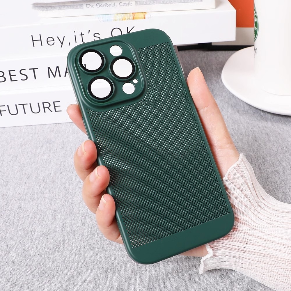 Matte heat-dissipating iphone casing (for iphone 14 13 12 11 Pro Max 14Plus 7 8 XR X XS MAX) drop-resistant matte iphone case with camera protection