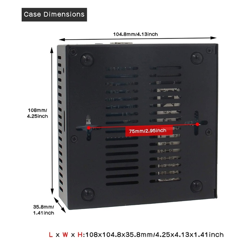Bt N506 Metal Case- Untuk Orange Pi5 5B Enclosure Box Dengan Cooling Fan Alloy- Heatsink Pads Supports M2 NVMe Ssd2280