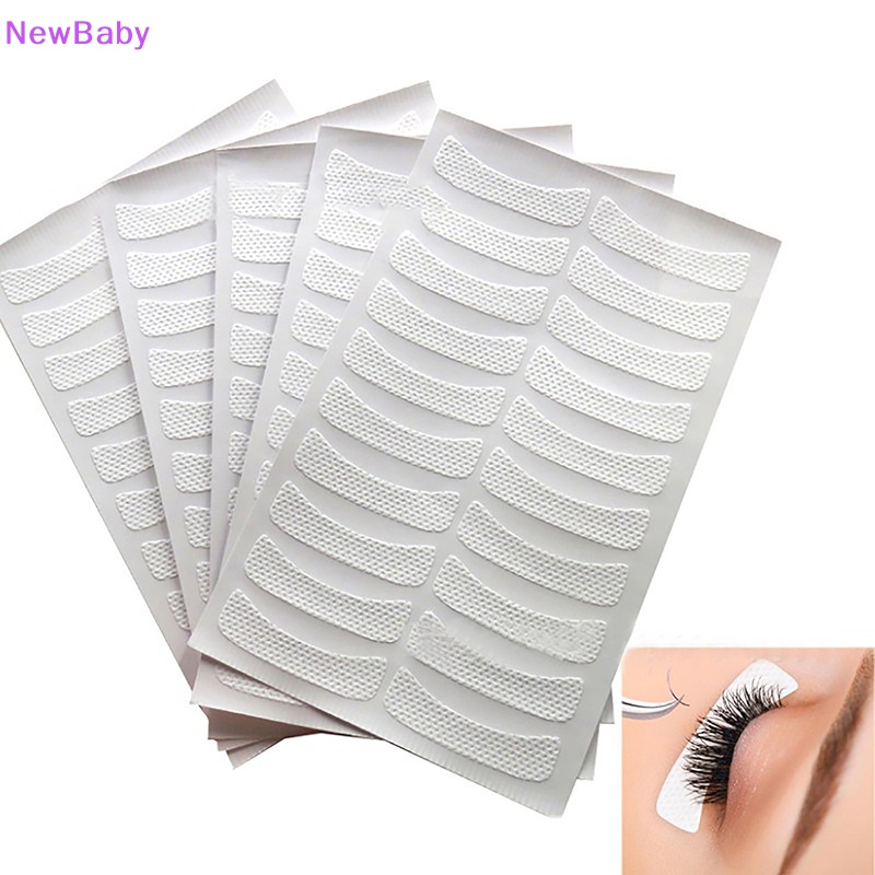 Newbaby 100pcs Patch Bulu Mata Non-woven Eyelash Extension Tape Fabric Patches ID