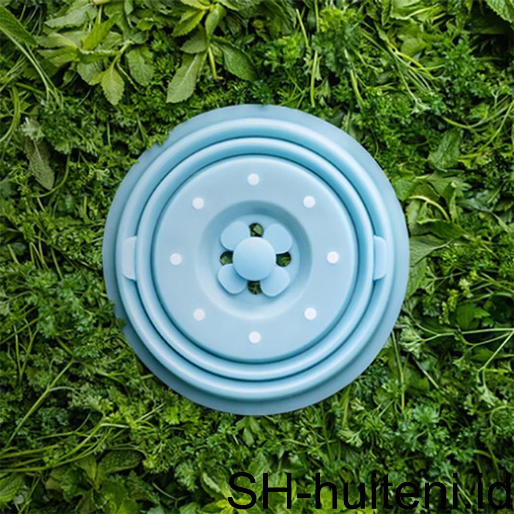 Penutup Piring Microwave Tahan Panas Silikon Reusable Food Lid Bowl Tray Penyimpanan Piring Aman Perlengkapan Gadget Dapur