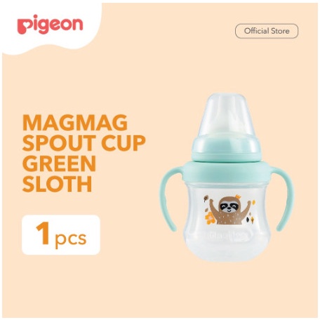 PIGEON MAG-MAG STRAW CUP GREEN HANGING TYPE