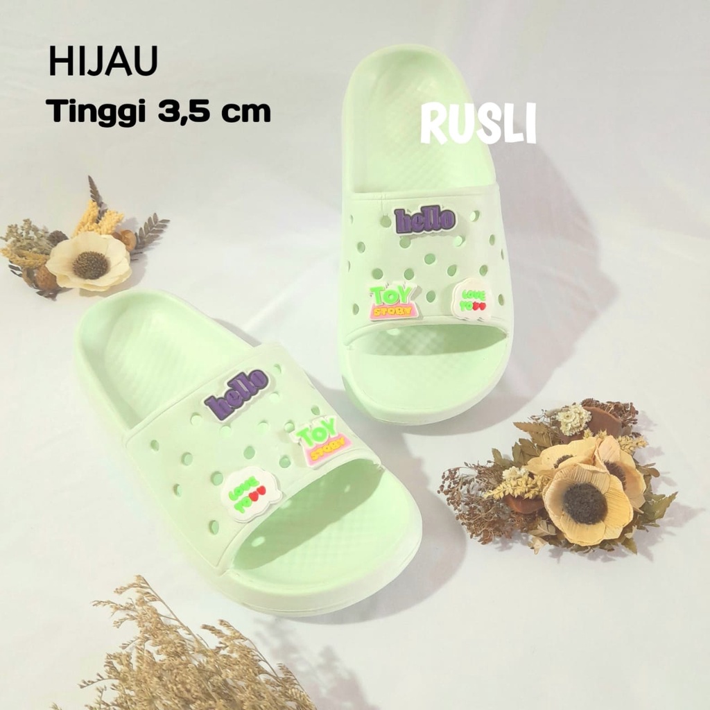 Sandal Santai Wanita Sweet Kokop Tebal Balacca 061L