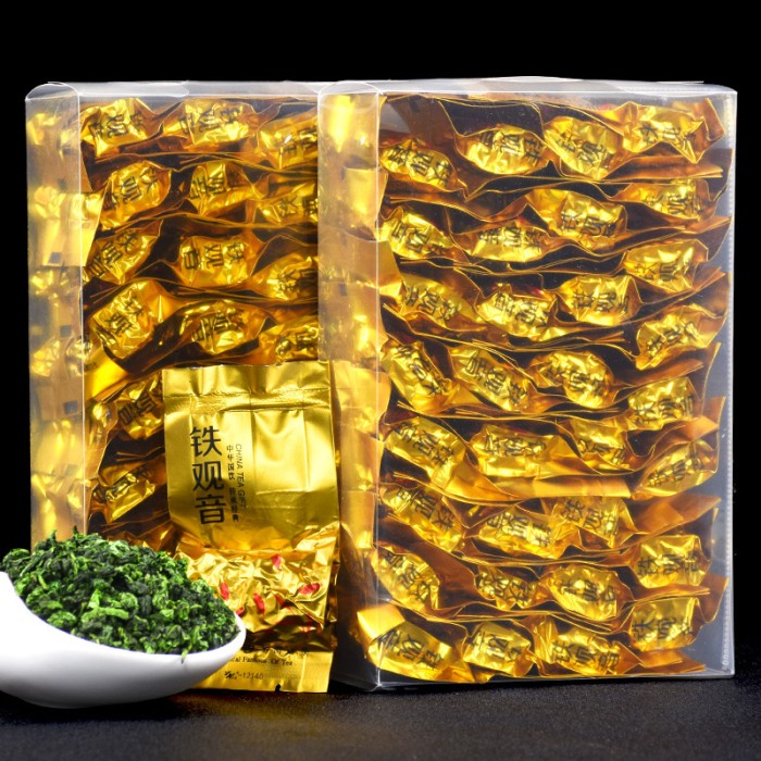 

250g Chinese Tea Teh Cina Gift Box PVC Tie Guan Yin 铁观音 Premium 33s