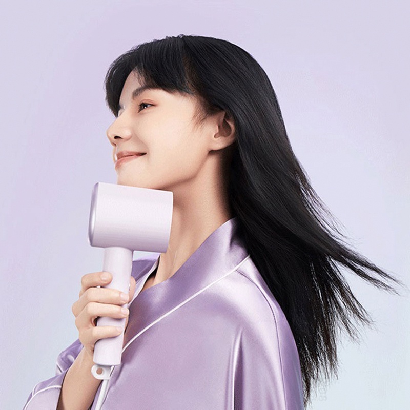 Xiaomi MIJIA Pengering Rambut Anion Portabel H301 Perawatan Rambut Professinal Cepat Kering 25m/s Kecepatan Angin 1800W Kontrol Suhu Cerdas