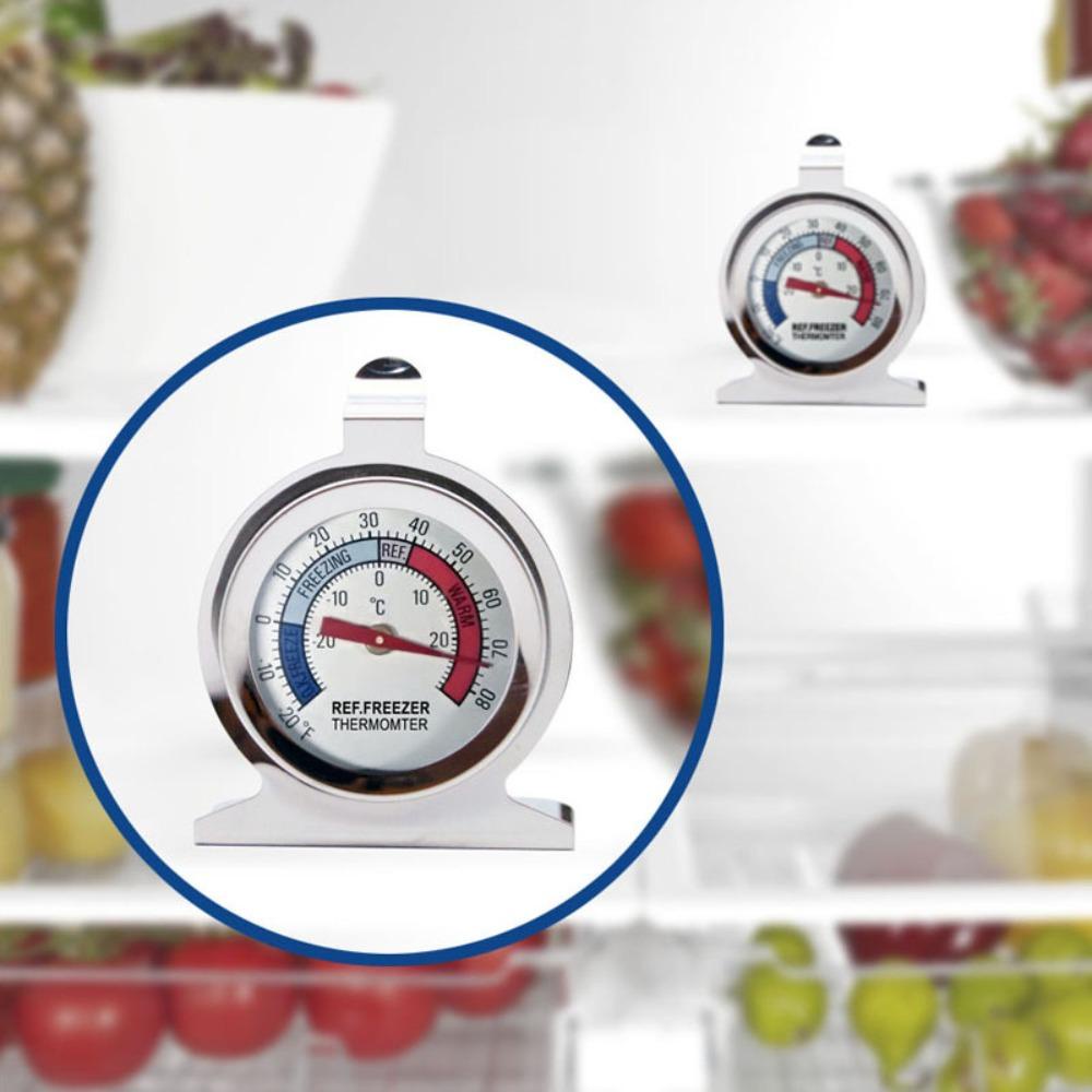 Lanfy Termometer Kulkas Mini Akurasi Tinggi Alat Dapur Detector Monitor Kulkas Sensor Suhu