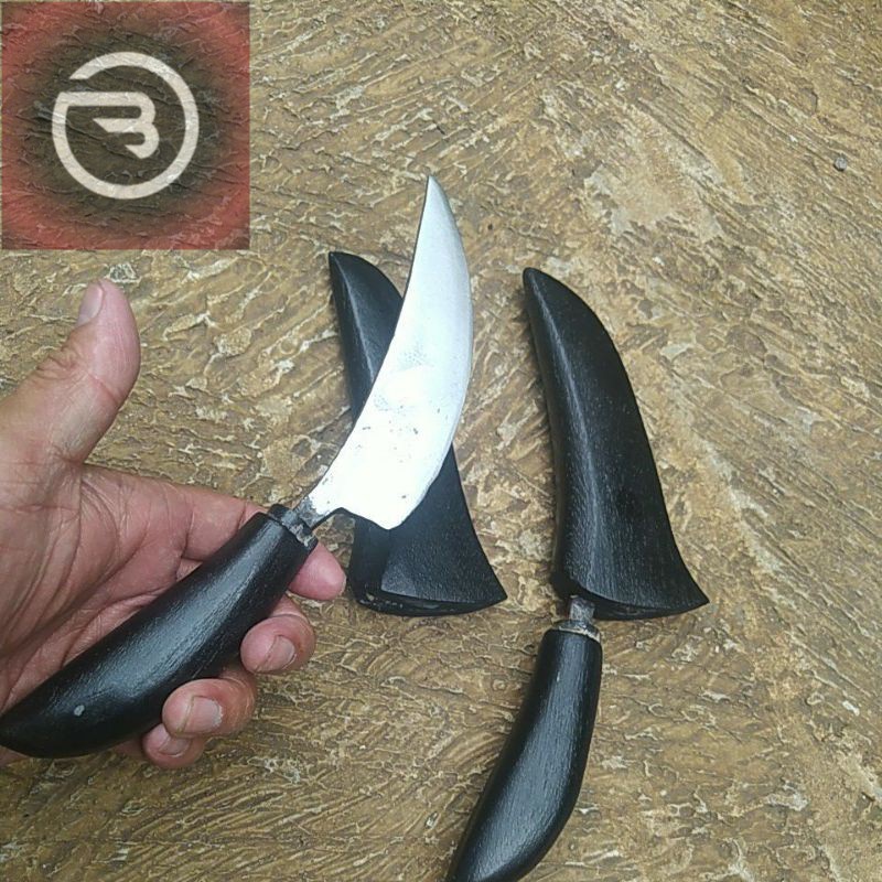 Pisau Dapur Baja Per Raut Ukir