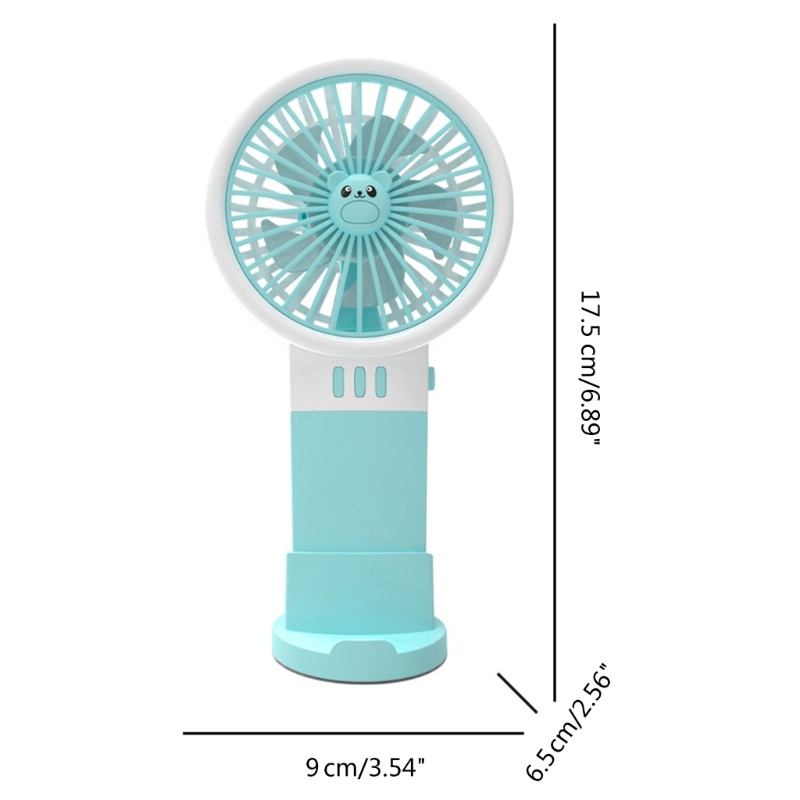 Vivi Kipas Angin Mini Portable Kipas Genggam Kuat Desain Lucu Kipas Meja Kecil Pribadi