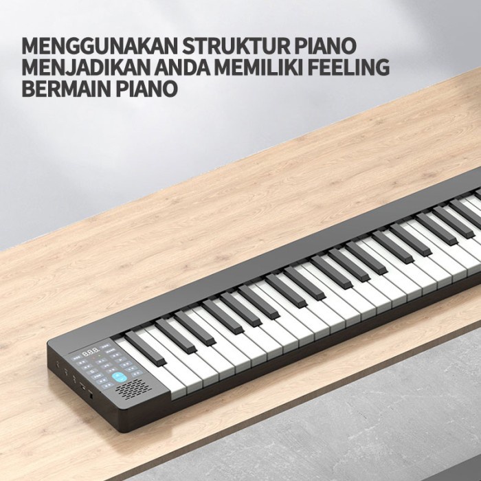Keyboard piano kecil keyboard portabel bluetooth 61 tombol piano - piano