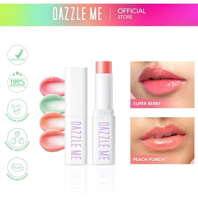 DAZZLE ME FRUIT JUSTICE LIP BALM - LIP CARE - LIPBALM 100% ORI ala korea EMPEROR