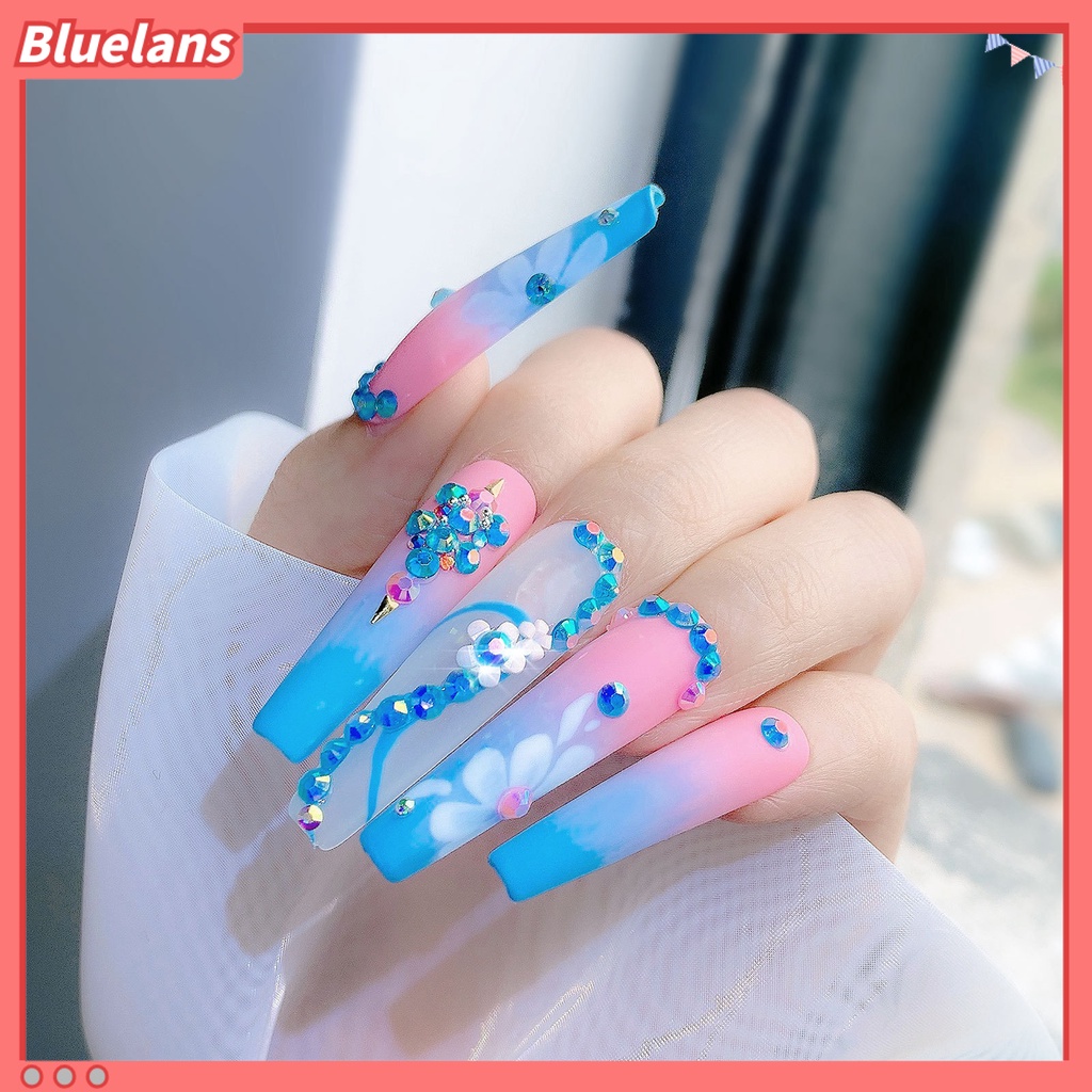 [BLM] 1kotak Hiasan Kuku Warna Cerah Bentuk Tidak Teratur Resin Warna-Warni Halus Bersinar DIY 3D Nail Art Dekorasi Perlengkapan Kecantikan