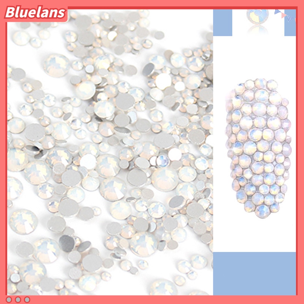 [BLM] Hiasan Kuku Nail Art Rhinestones Sparkling Pretty Dekorasi Kuku Flat Back Clear Strass Stones Untuk DIY