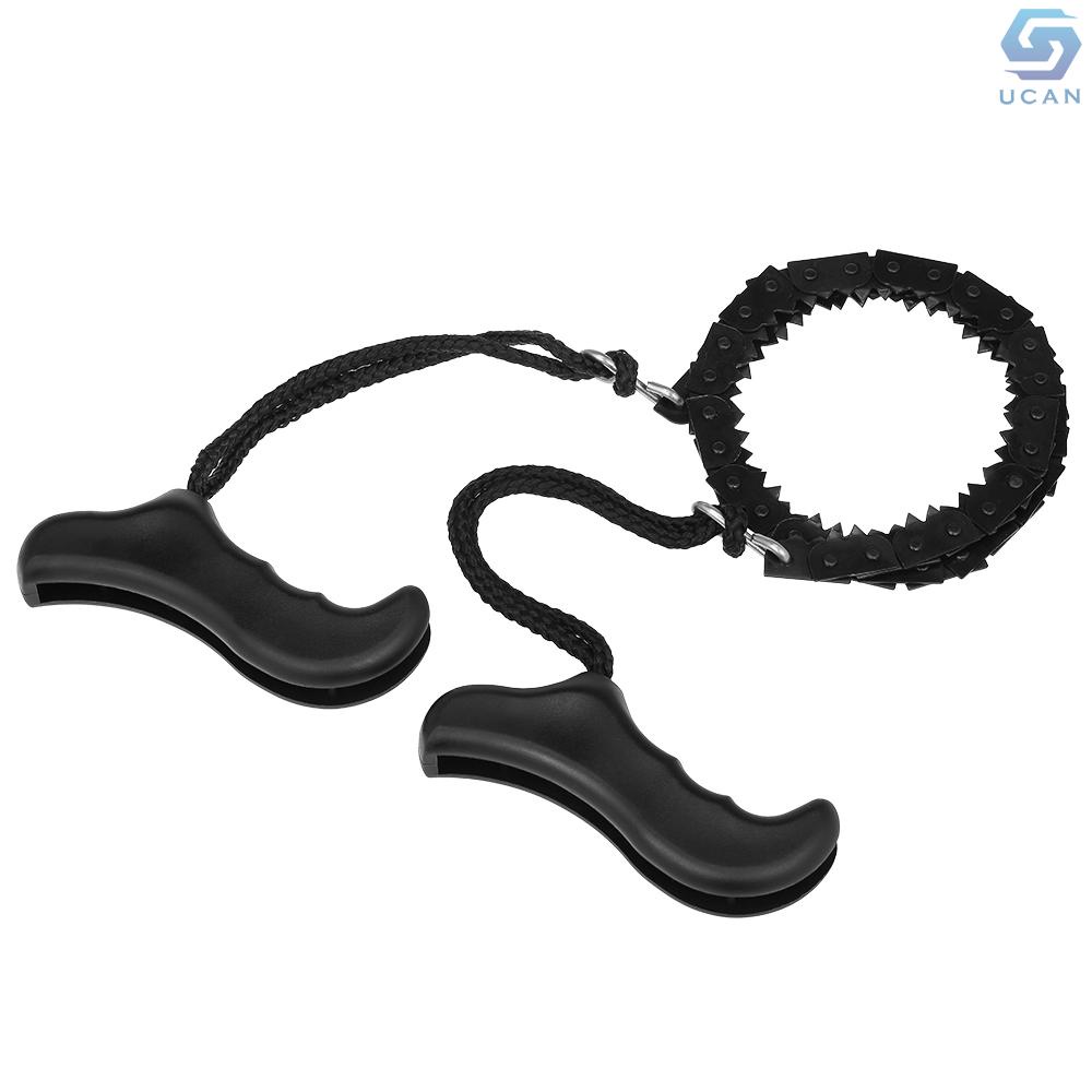 Folding Chain Saw Gergaji Gerigi Gergaji Kawat Baja Manual Tangan Camping Hiking Hunting Alat Survival Darurat